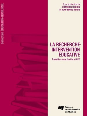 cover image of La recherche-intervention éducative